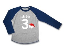Langarm Geburtstagsshirt  Ich