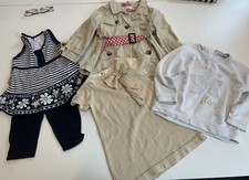 Hochwertiges Marken-Paket Mädchen Gr. 92 2x Kleid Leggins Mantel Pulli #KARS