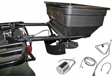 Elektrostreuer Schleuderstreuer Düngerstreuer Salzstreuer Quad Rasentraktor 60 L