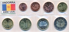 Andorra kompl. Euro-Satz 1