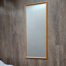 Rechteckiger Wandspiegel,Spiegel IKEA  Micky-40 x 97 ,Nr.353.379.05,Kiefer Holz 