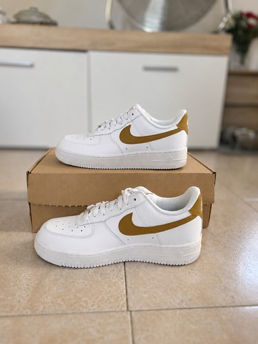 Nike air force white - air, gold