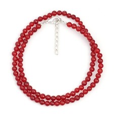 Natürlicher roter Rubin glatt