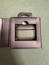 Woolnut Green Leather Case for Apple Air Pods Pro 2. Generation 2024 Protective