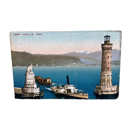 Postkarte lindau bodensee - lindau,