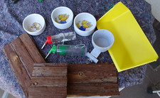 Zubehör für Kleintiere wie Meerschweinchen, Näpfe, Tränke usw.