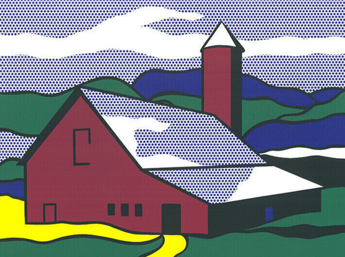 Lll roy lichtenstein red - lichtenstein, barn