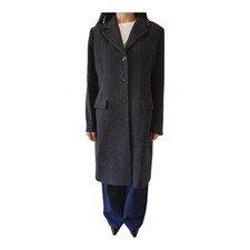 90s Vintage Wollmantel Damen