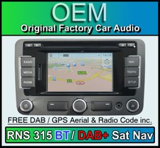 VW Touran sat nav DAB radio