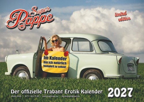 Super pappe trabant - trabant, kalender