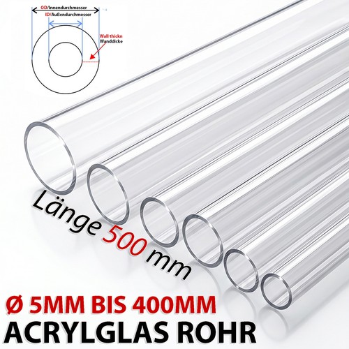 Acrylglas rohr glasklar - rohr, Ø