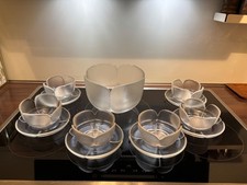 Rosenthal Form ohne Namen Glas Gläser Salat Müsli Schalen Schüssel Set Bowl 