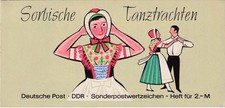Briefmarken DDR MiNr. MH 5 ** postfrisch 1971 Sorbische Tanztrachten