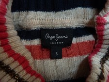 Damen Rolli Rollkragenpullover, bunt, Gr. S, Pepe Jeans London