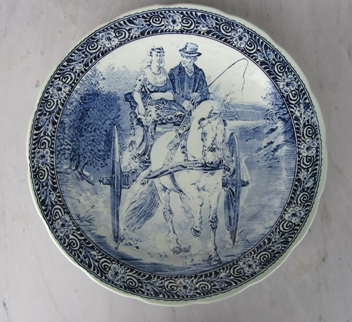 Großer delft teller - teller, by