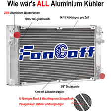 3-Reihe Aluminium Kühler Für PORSCHE 944 2,5 Turbo S2 3,0 1985-91 89 AT DE