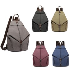 Damen Canvas Rucksack Vintage