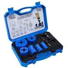 HSS Bi-Metall Lochsäge 22-64mm Loch Dosen Bohrer 38mm für Metall Holz PVC , 8tlg