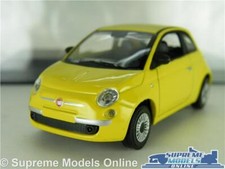 Fiat 500 modellauto gelb mk2 - fiat,