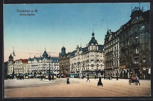 Ansichtskarte frankfurt m - ansichtskarte,