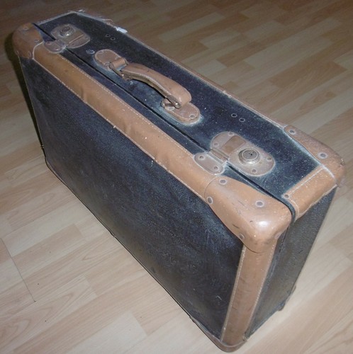 Reise hand koffer holz rahmen - hand,