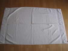 LABANNY Badehandtuch weiß 100% Baumwolle ca. 85 x 140 cm