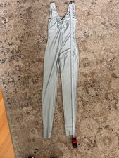 Turnanzug/Turndress/Gymnastikanzug  Gr.36 Silber Catsuit
