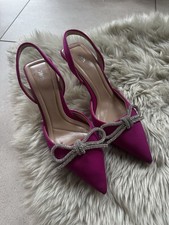 Zara Pumps Pink Schleife