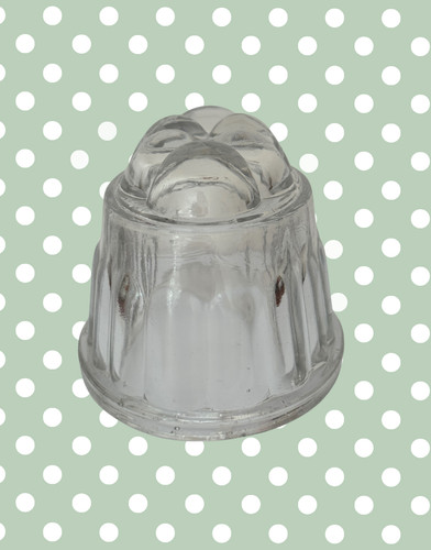 Vintage klarglas geleeform - vintage,