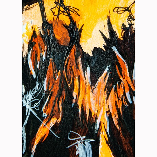 Original painting aceo - original,