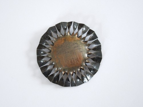 Vintage brosche kupfer 80er - vintage,