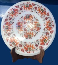 12 " Weißer Marmor Table Top