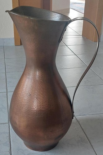 Kupferkanne krug vase - kupferkanne/krug/vase, massiv