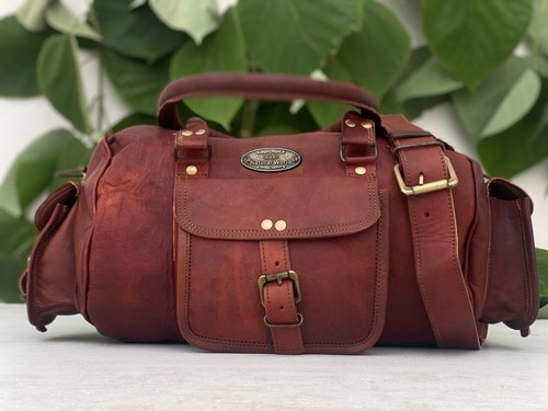 Damen leder reise tasche - leder,