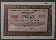 Preußische Central-Bodenkredit- und Pfandbrief-Bank Aktiengesellschaft 1930 1000