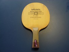 Tischtennisholz Butterfly HINOKI SHAKE SWIFT konkav / Penhold BLACK TAG, Bastler