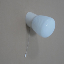 Vintage Badlampe Schlafzimmerlampe Opalglas Wandlampe Bauhaus Art Deco 60er