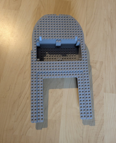 Lego grundplatte platte - grundplatte/platte, grau