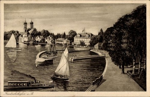 Friedrichshafen am - ak,