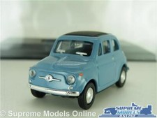 FIAT 500 MODELLAUTO BLAU