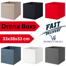 IKEA DRONA Stoff Aufbewahrungsbox Würfel Organizer für KALLAX Einheiten 33x38x33cm