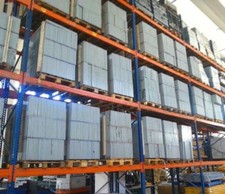 12 x 11,3 m Palettenregal, 60 Rahmen, 384 Traversen, Schwerlastregal, 6,5 m hoch