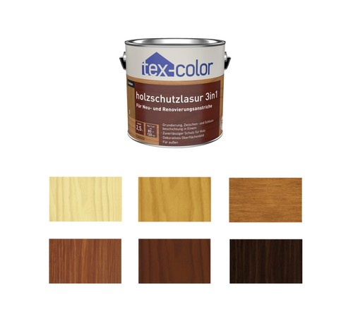 Tex color holzschutzlasur 3in1 - holzschutzlasur,