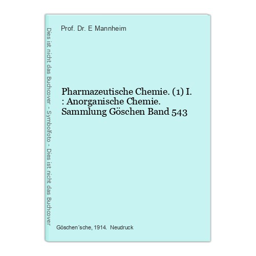 Pharmazeutische chemie i - pharmazeutische, chemie.(1)