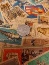 50 Pfennig Münze / 1950 F