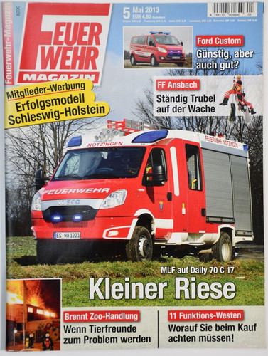 Feuerwehr magazin mai 2013 - mai,
