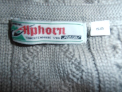 Original alphorn strickweste - alphorn,