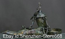 10" Alte China Bronze Ware