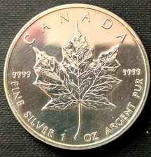 Maple Leaf 1 Oz Silber 9999 Ahornblatt Elisabeth II 5 Dollars Kanada 2008