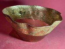 Jugendstil Glas Schale Eisglas